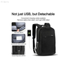 Lightweight Laptop Backpack USB Port 15.6 Inch Business Slim Commute Travel Bags for man 