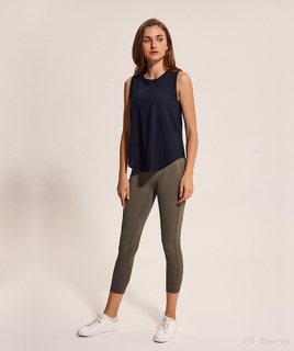 FC Sports Yoga Vest T-shirt Female Fitness Running Fashion Straps Quick-drying Breathable Loose Sleeveless Blouse Wholesale