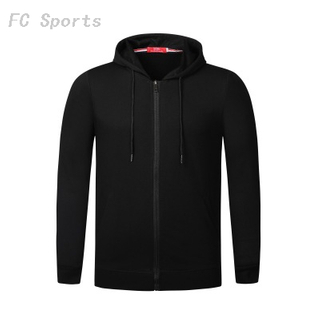 Cotton Fleece Hoodies For Men And Custom Printed Logo Sweatshirts Zip Hoodie 2019