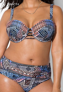 FC Sports Split Ladies Swimming Suit New Tankinic Beach Sexy Women Big Size 2019