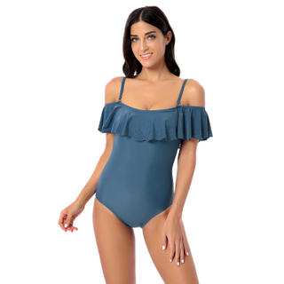 FC Sports Women One-Piece Swimsuit Beachwear Swimsuit Sling Wearing a Tube Top Wearing a Dual-use Swimsuit