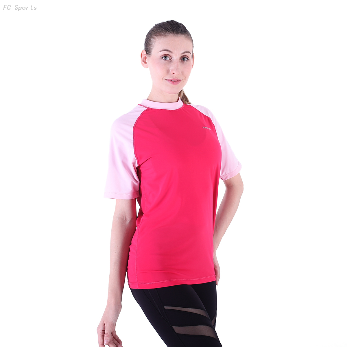 FC Sports Tee Shirt Women Slim Breathable Surf Suit Style Outdoor Clothes Wholesale