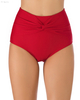 FC Sports Solid Red Swimming Briefs Solid Ladies Bottom Beach Sexy Women Summer 