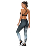 Printed Yoga Pants High Waist Fitness Plus Size Workout Leggings for Women Yoga Gym Atheletic Pants, Small Order, Stocklots,BLACK/WHITE AOP