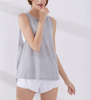 Lady Tank Top, Knotted design at back, dry fit, anti-bacterial, breathable,fashionable