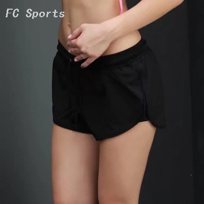 New Ladies Sports Pants Slim Hips Fitness Yoga Running Anti-bare Sports Shorts Women