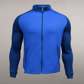Long Sleeve Soccer Training Jacket For Men Warm Up Jacket Full Zip