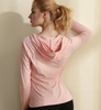 Women's Running Hoodie Sports Long Sleeve Breathable and Quick-drying Fitness Wear Yoga Wear