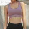Adjustable sports underwear female shake-proof running gathered shape thin back sports bra